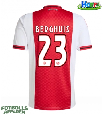 Ajax Steven Berghuis #23 Hemmatröja 2025-26 Kortärmad